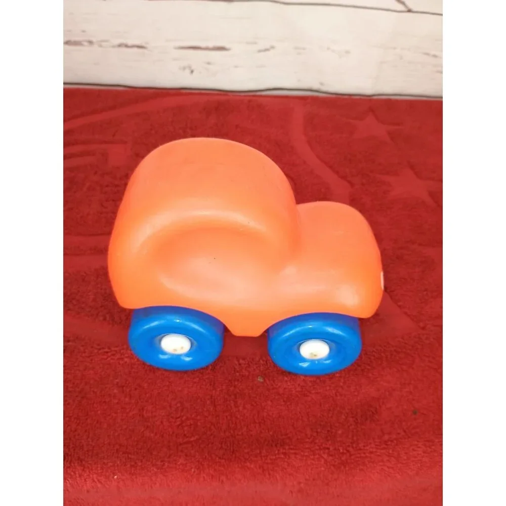 Vintage‎ Orange Little Tikes My First Wheels Chunky Toddler Car